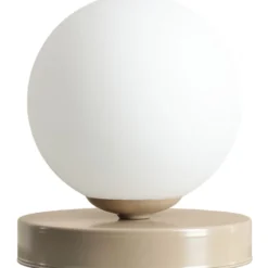 Aldex Ball bordlampe, beige, Ø17 cm