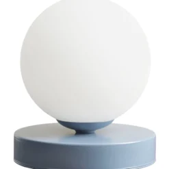 Aldex Ball bordlampe, blå, Ø17 cm