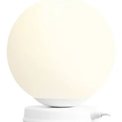 Aldex Ball bordlampe, hvid, Ø20 cm