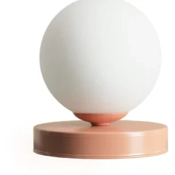 Aldex Ball bordlampe, koral, Ø17 cm