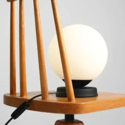 Aldex Ball bordlampe, sort, Ø20 cm