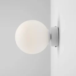 Aldex Ball væglampe, hvid, Ø14 cm