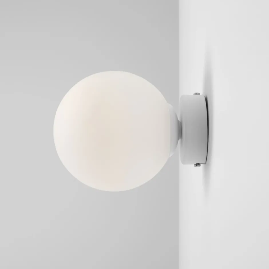 Aldex Ball væglampe, hvid, Ø14 cm