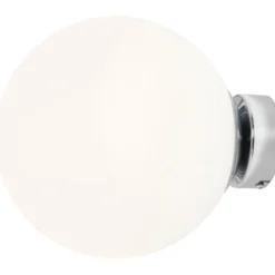 Aldex Ball væglampe, krom, Ø20 cm