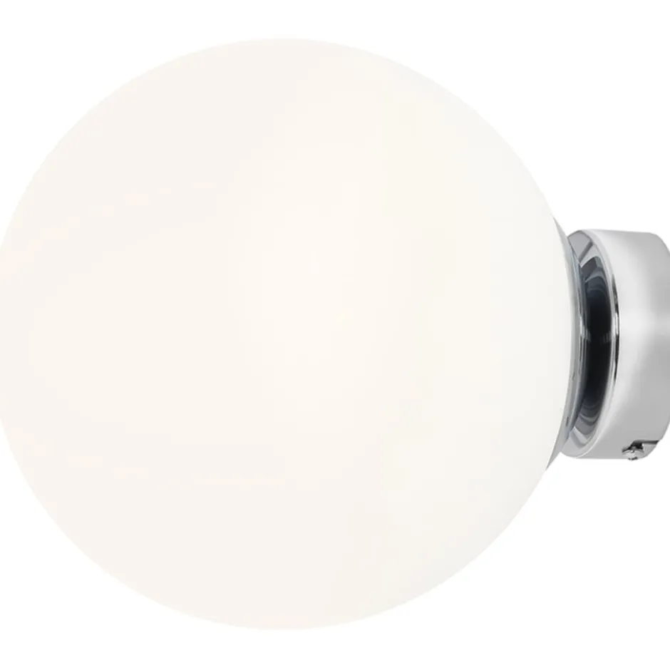 Aldex Ball væglampe, krom, Ø20 cm