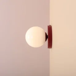Aldex Ball 2 væglampe, rød