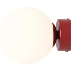 Aldex Ball væglampe, rød, Ø14 cm