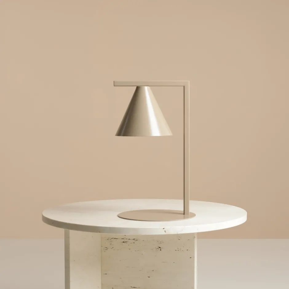Aldex Form bordlampe, beige