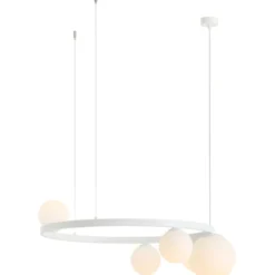 Aldex Garda 5 lysekrone, hvid