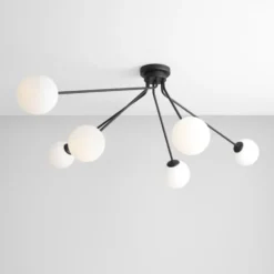 Aldex Holm 6 loftlampe, sort