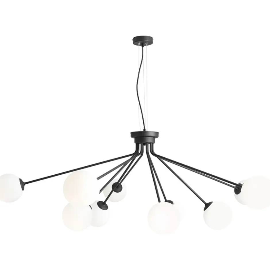 Aldex Holm 10 lysekrone, sort