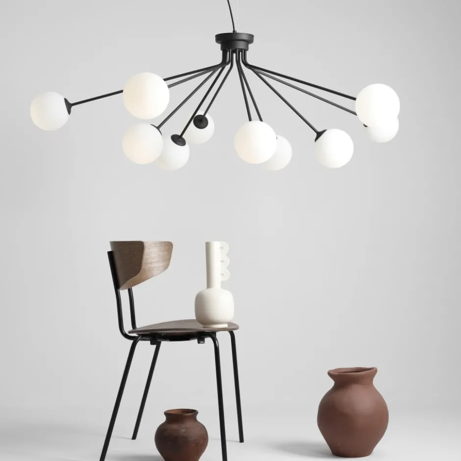 Aldex Holm 10 lysekrone, sort