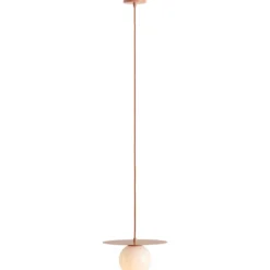 Aldex Loop pendel, Ø14 cm, koral