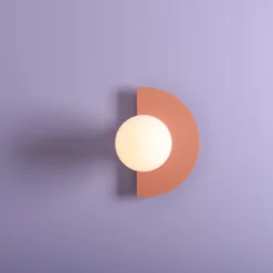 Aldex Loop væglampe, koral