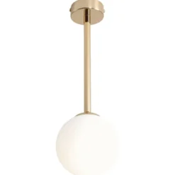 Aldex Pinne loftlampe, guld, 42 cm