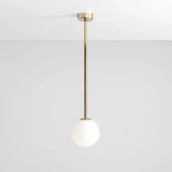 Aldex Pinne loftlampe, guld, 67 cm