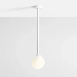 Aldex Pinne loftlampe, hvid, 67 cm