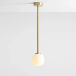 Aldex Pinne loftlampe, messing, 67 cm