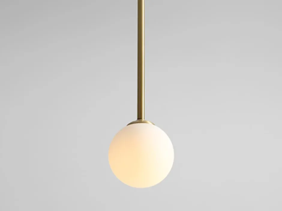 Aldex Pinne loftlampe, messing, 92 cm
