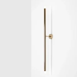 Aldex Tubo 2 væglampe, guld, 100 cm