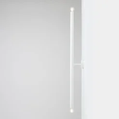 Aldex Tubo 2 væglampe, hvid, 100 cm