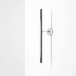Aldex Tubo 2 væglampe, krom, 60 cm