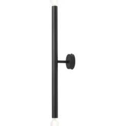 Aldex Tubo 2 væglampe, sort, 60 cm