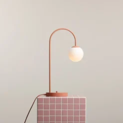 Aldex Una bordlampe, koral