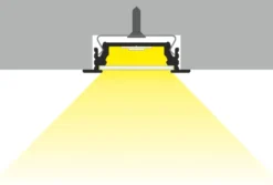 All-Light LED skinne, indbyg, hvid