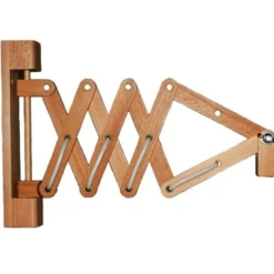 Alpe Design Sax sakselampe, mørkt træ, kun arm