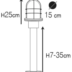 Andromeda 65 havelampe