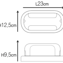 Andromeda 24 skotlampe