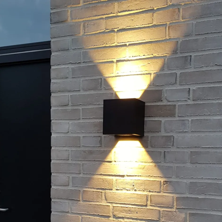 Antidark Arca udendørs væglampe, H15 cm