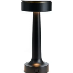 Antidark Buddy genopladelig bordlampe, sort
