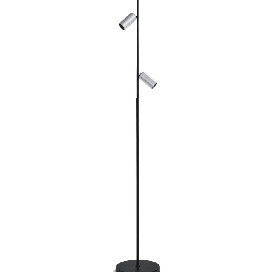 Antidark Decor F2 gulvlampe, aluminium