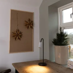 Antidark Decor T1 bordlampe, aluminium
