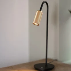 Antidark Decor T1 bordlampe, messing