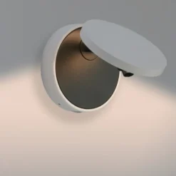 Antidark Dot væglampe, hvid/sort
