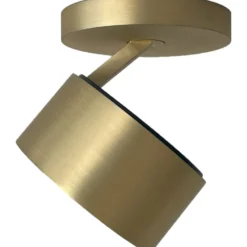Antidark Easy Braccio W100 påbygningsspot, messing