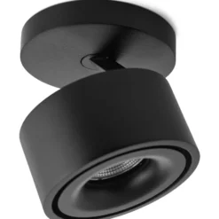 Antidark Easy Braccio W100 påbygningsspot, sort