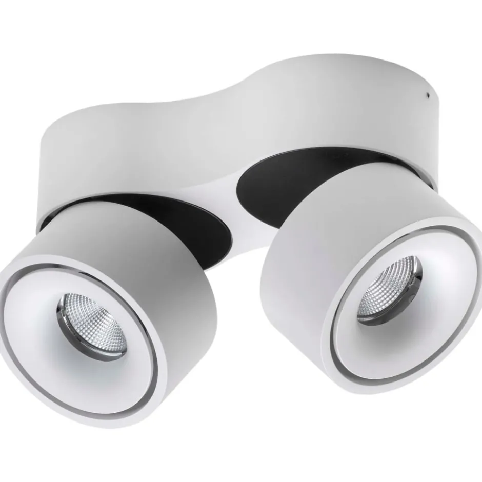 Antidark Easy Double spotlampe, hvid