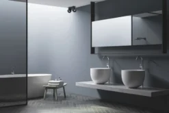 Antidark Easy Double spotlampe, justerbar lysfarve, sort