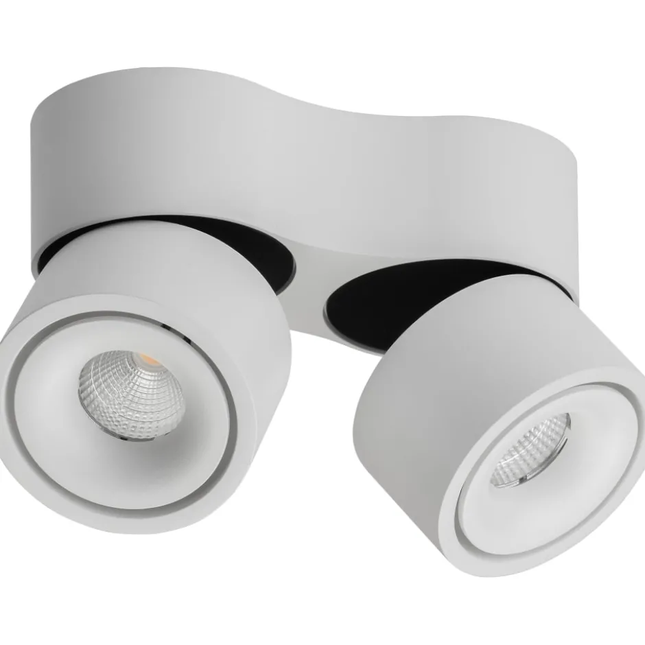 Antidark Easy Mini Double spotlampe, hvid