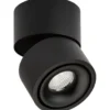 Antidark Easy Mini spotlampe, sideudgang, sort