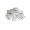 Antidark Easy Quattro spotlampe, sideudgang, hvid