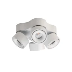 Antidark Easy Quattro spotlampe, sideudgang, hvid