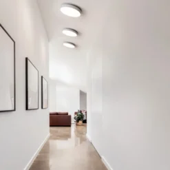 Antidark Luna plafond, Ø45 cm, 3000K, hvid
