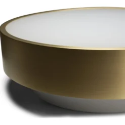 Antidark Luna plafond, Ø26 cm, messing