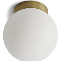 Antidark Palla væg- og loftlampe, messing