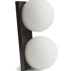 Antidark Palla væg- og loftlampe, titanium, stor model